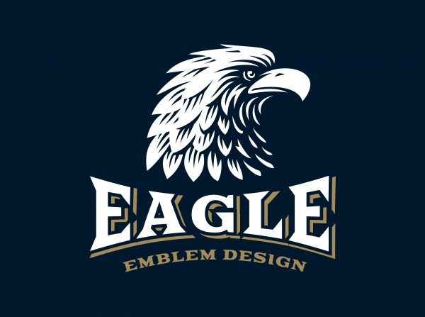 Eagle logo - vector illustration ((eps (18 files)