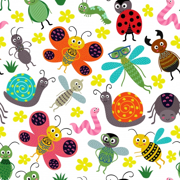 Funny insect set ((eps ((png ((ai (82 files)