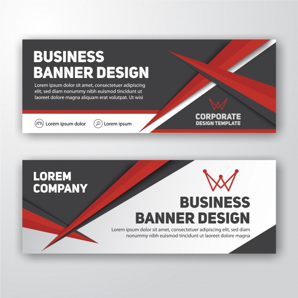 Modern vector corporate banner background ((eps (38 files)