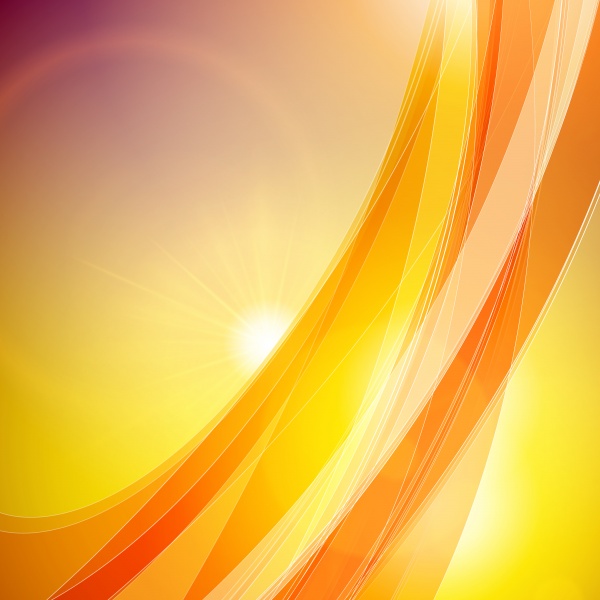Orange Waves Backgrounds 2 ((eps (8 files)