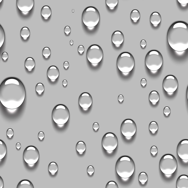 Realistic water drop and bubble on colored background ((eps (14 files)
