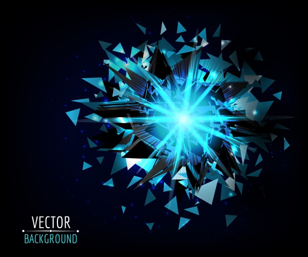 Vector abstract explosion background ((eps (36 files)