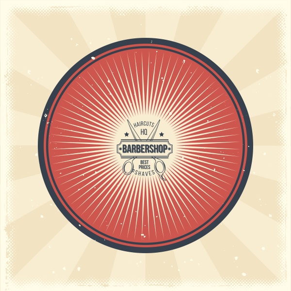 Vector vintage illustration of badge, sticker in grunge style ((eps (40 files)