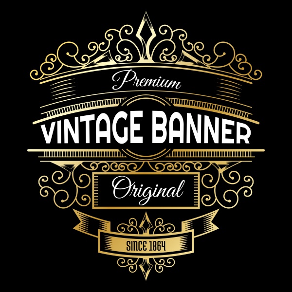Vintage vector background with gold design ((eps (32 files)