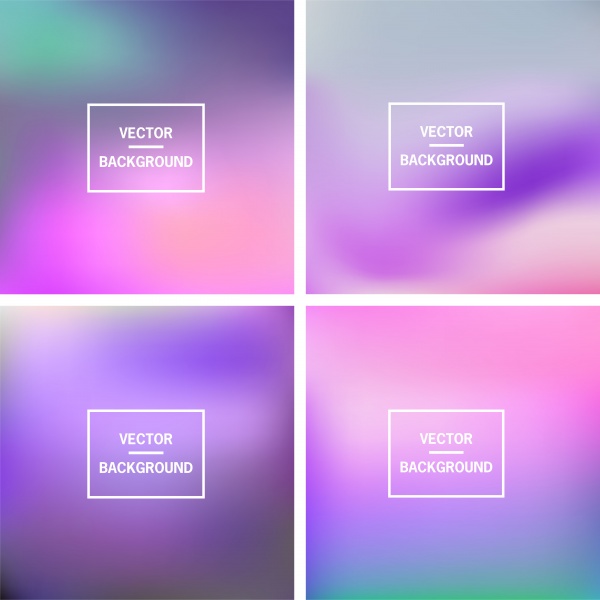Abstract gradient set colorful blurred vector background ((eps (34 files)