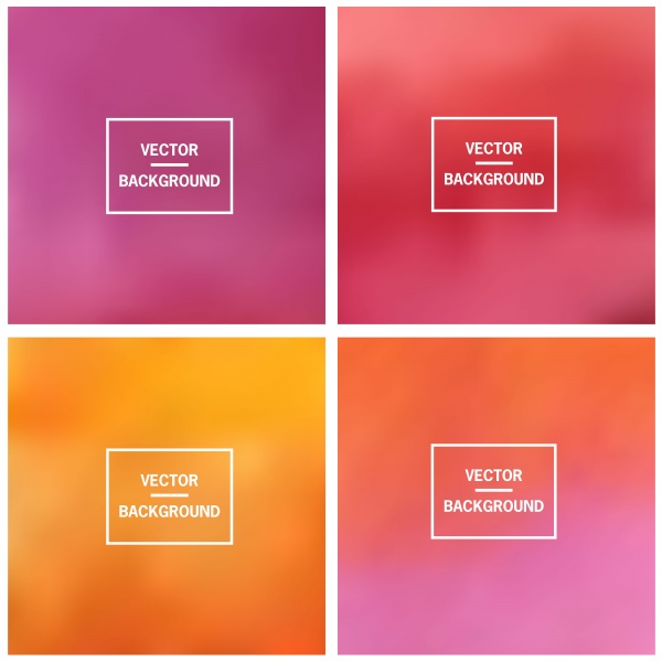 Abstract gradient set colorful blurred vector background ((eps (34 files)