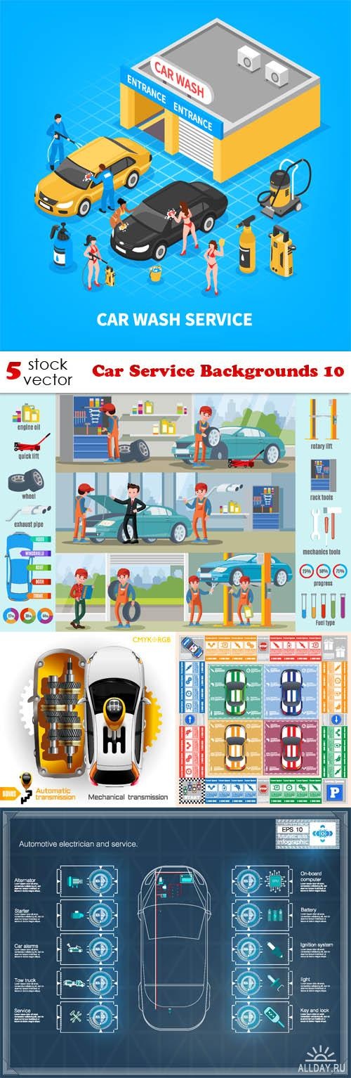 Car Service Backgrounds 10 ((aitff (11 files)