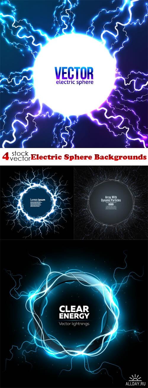 Electric Sphere Backgrounds ((aitff (9 files)