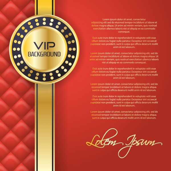 Gold vector background flyer, vip design template ((eps (18 files)