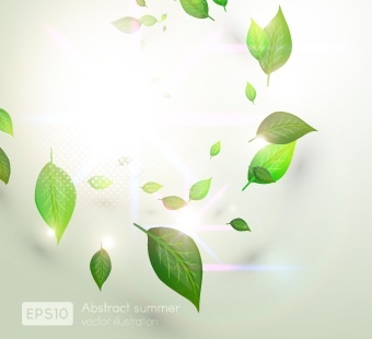 Green Leafs Background 2 ((eps (20 files)
