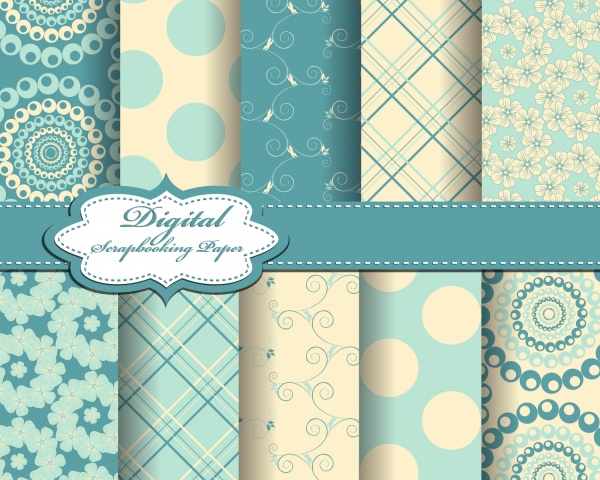 Seamless Pattern Collection 32 ((eps (30 files)
