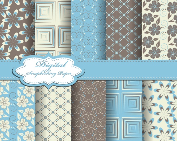 Seamless Pattern Collection 32 ((eps (30 files)