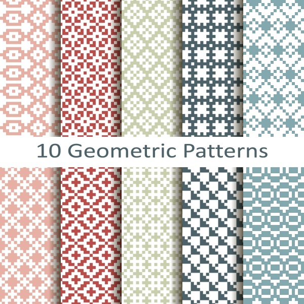 Seamless Pattern Collection 34 ((eps (40 files)