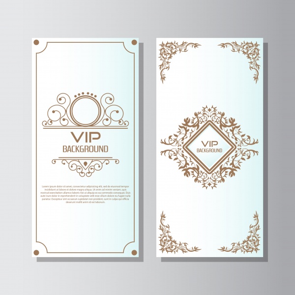 Vector gold vip invitation background flyer ((eps (28 files)