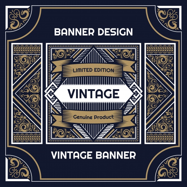 Vector vintage flyer background design template ((eps (22 files)