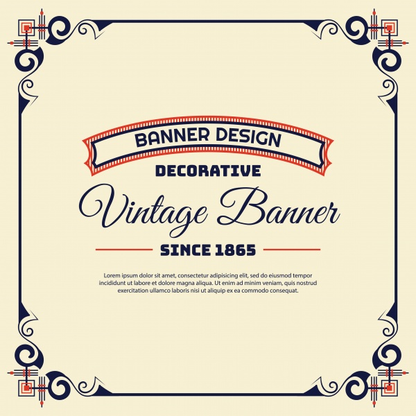 Vintage background label design template with decorative ornament ((eps (36 files)