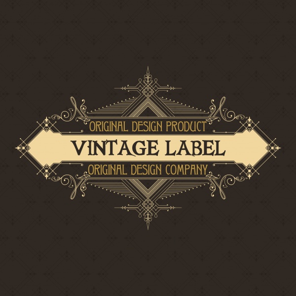 Vintage typographic vector premium label ((eps (50 files)