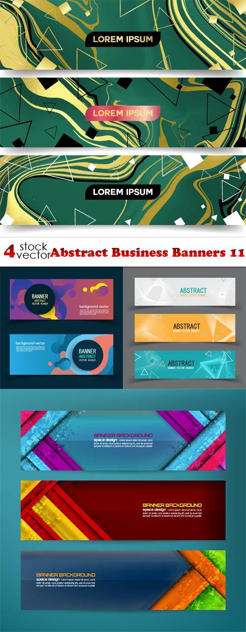 Abstract Business Banners 11 (9 files)