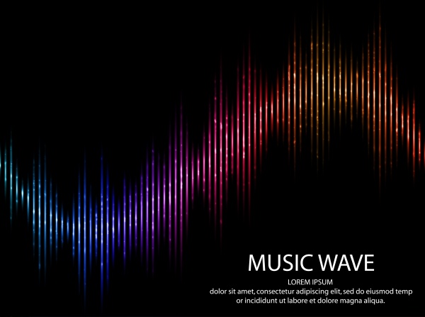 Abstract wave background vector illustration ((eps (22 files)