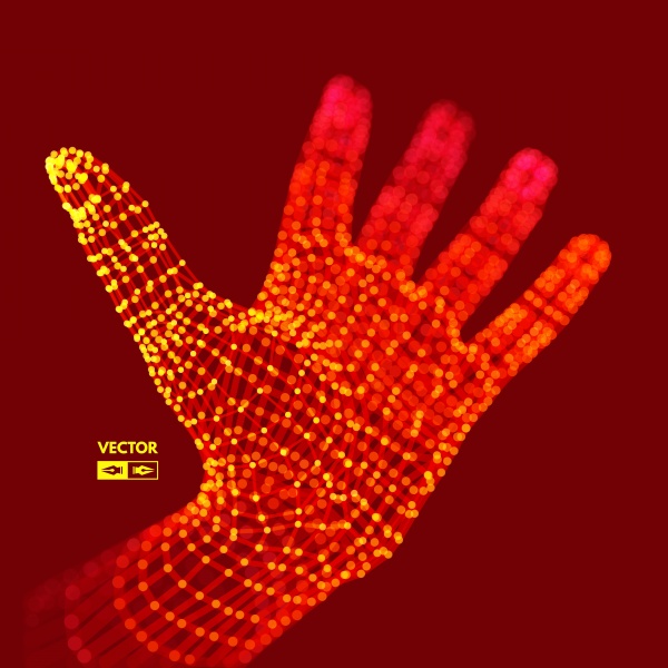 Hand fist gesture 3d ((eps (34 files)