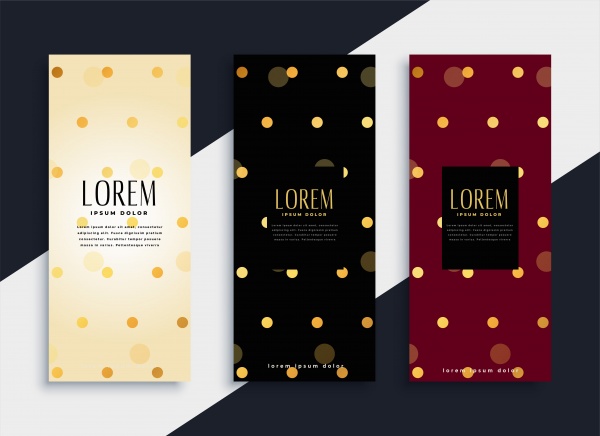 Premium set of vector geometric banners ((eps (20 files)