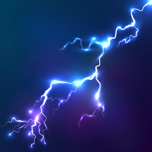 6 lightnings backgrounds ((eps (14 files)