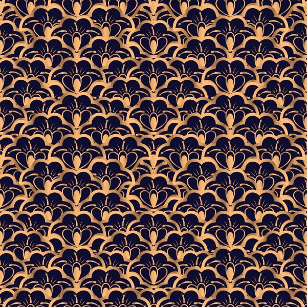 Golden luxury seamless vector patterns ((eps (18 files)