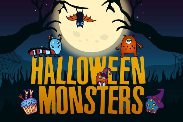 Halloween Monsters Vector Illustration ((ai ((eps (7 files)