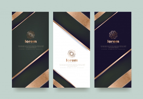 Stylish vector templates for packaging ((eps (20 files)