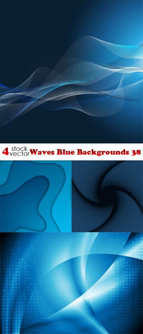 Waves Blue Backgrounds 38 ((aitff (9 files)