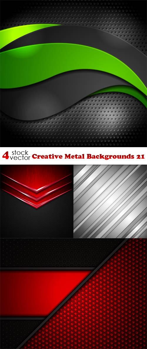 Creative Metal Backgrounds 21 ((aitff (9 files)