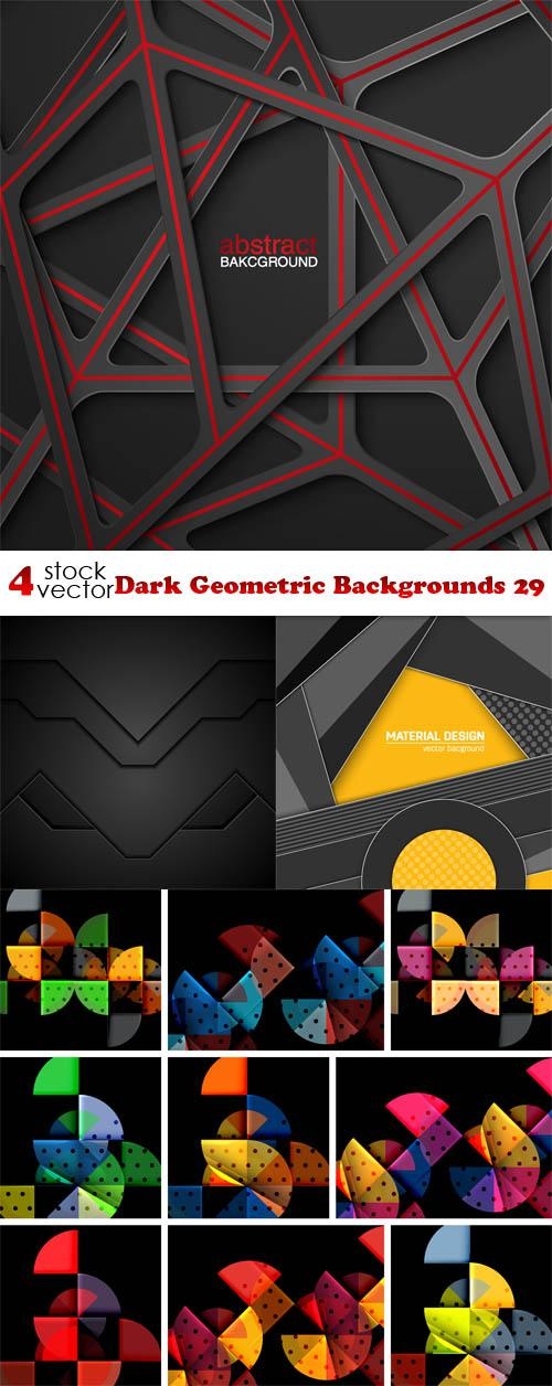 Dark Geometric Backgrounds 29 ((aitff (9 files)
