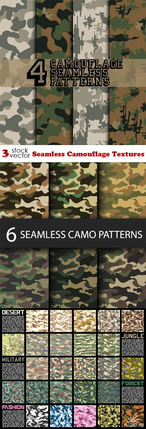 Seamless Camouflage Textures ((aitff (7 files)