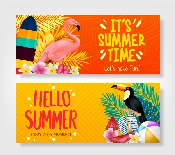 Summer vector design template, sale background 5 ((eps (24 files)