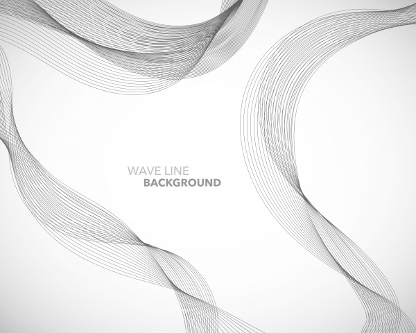 Vector abstract wave line background ((eps (36 files)