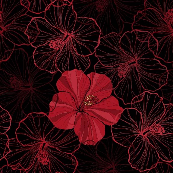 Vector Flowers Backgrounds. Фоны цветочные 16 ((ai (50 files)