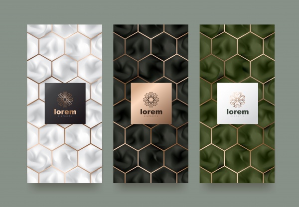 Beautiful vector templates for packaging ((eps (18 files)