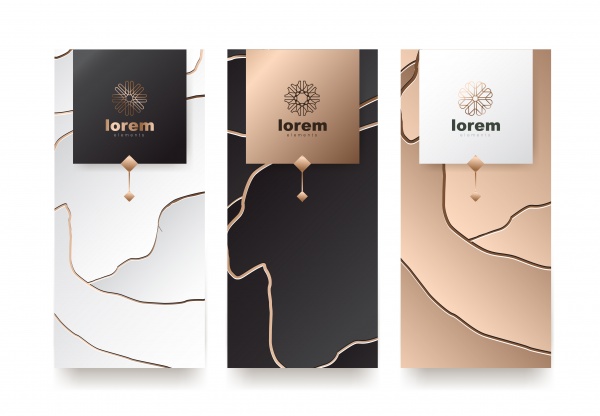 Beautiful vector templates for packaging ((eps (18 files)
