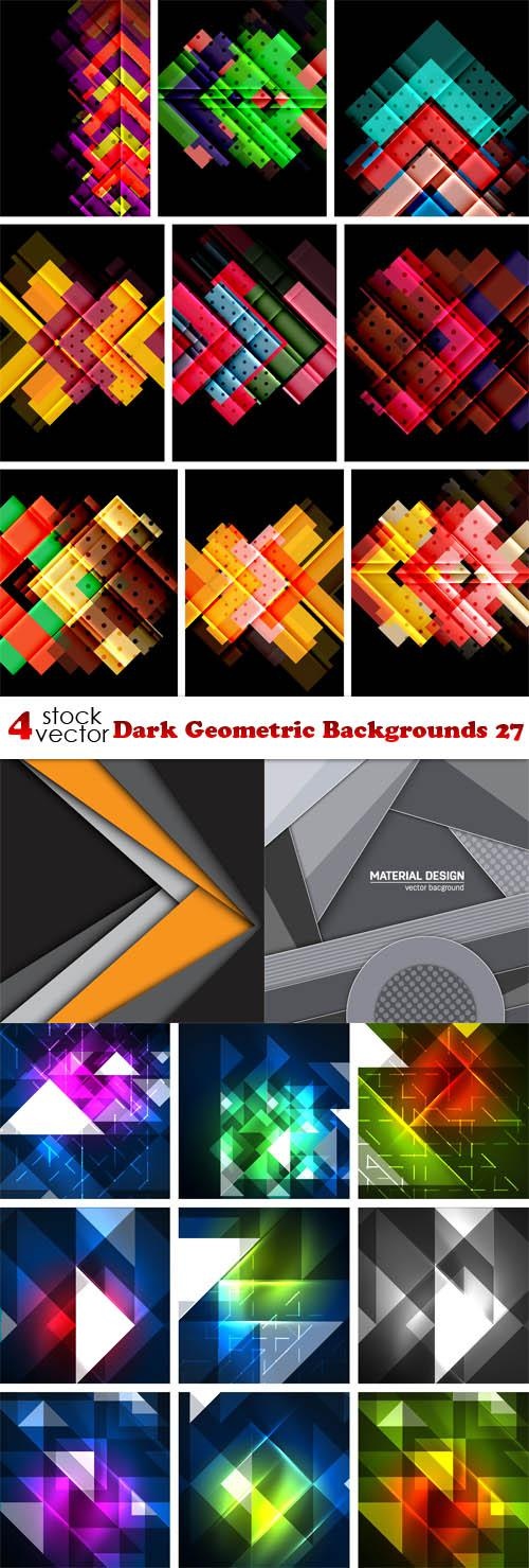 Dark Geometric Backgrounds 27 ((aitff (9 files)