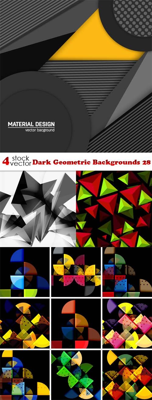 Dark Geometric Backgrounds 28 ((aitff (9 files)