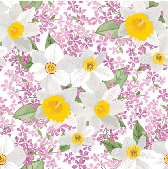 Vector Flowers Backgrounds. Фоны цветочные 1 ((ai (50 files)