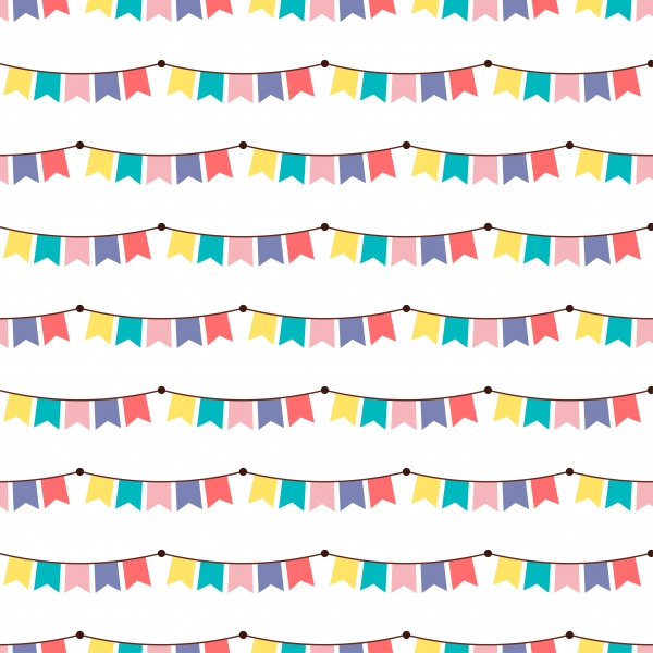 Happy Birthday Seamless Patterns ((eps (26 files)