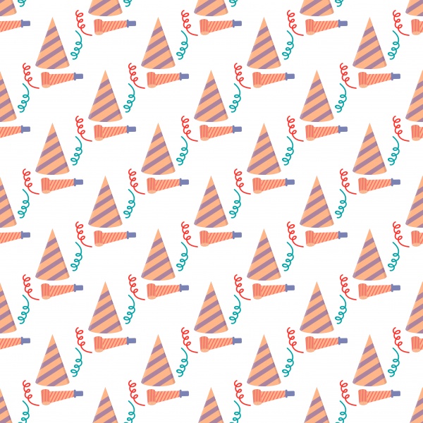 Happy Birthday Seamless Patterns ((eps (26 files)