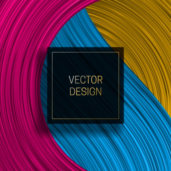 Rectangular frame on colorful dynamic vector background ((eps (20 files)