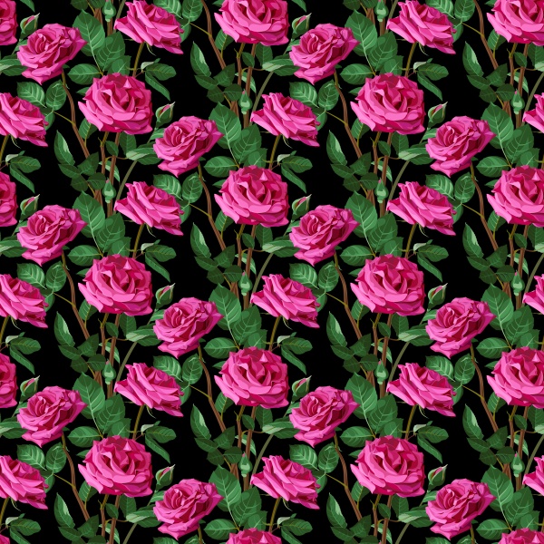 Vector texture with roses ((eps (18 files)