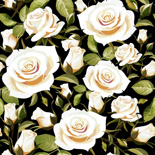 Vector texture with roses ((eps (18 files)