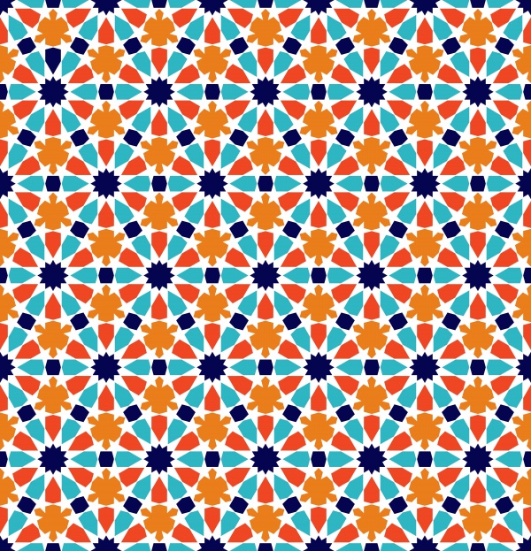 Islamic seamless moroccan pattern ((eps (18 files)