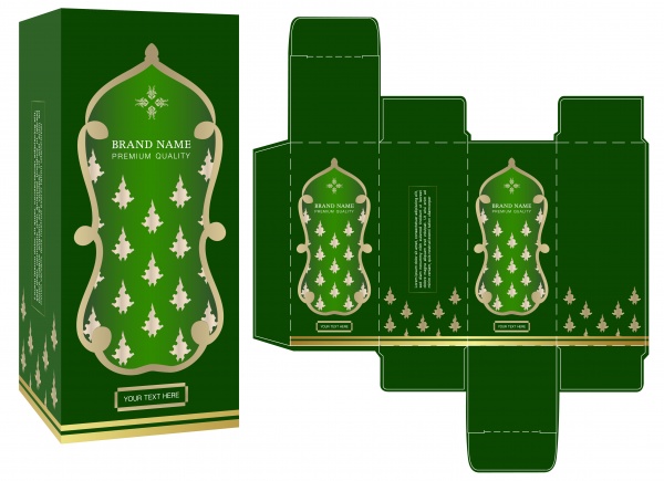 Packaging patterns in vector with gold ornaments ((eps (46 files)