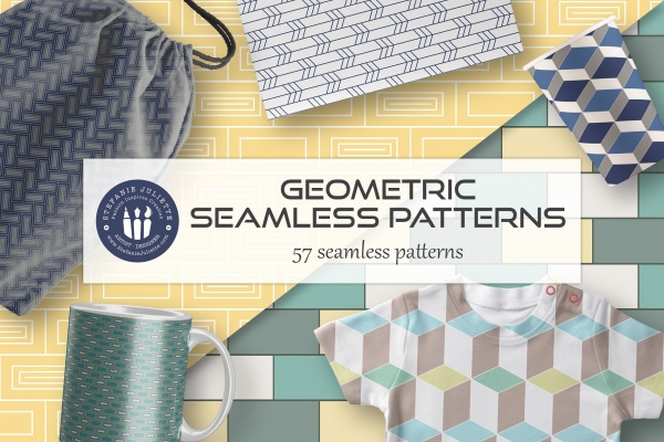 Seamless Geometric Patterns ((eps (79 files)