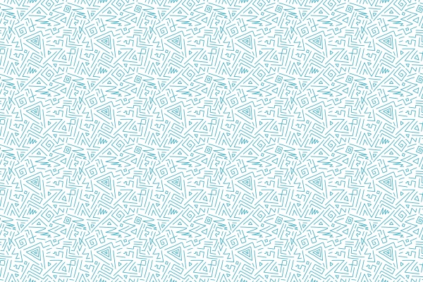 Curly hand drawn seamless patterns ((eps - 2 (12 files)